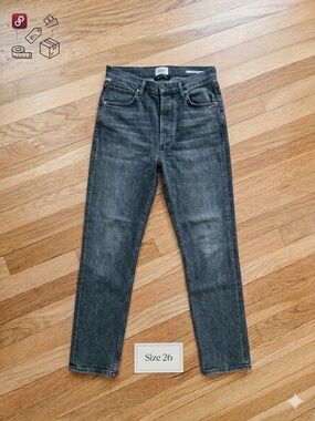 Citizens Of Humanity Women's Ankle Cropped Jeans in Washed Black